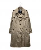 BURBERRY LONDONバーバリーロンドン）の古着「裏地ノバチェックトレンチコート」｜ベージュ