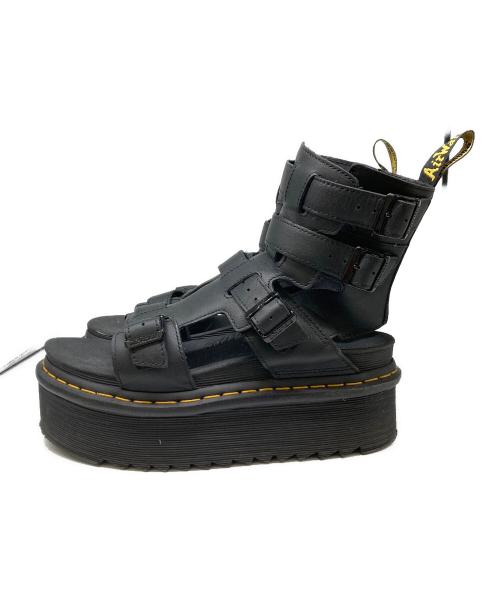 Dr.Martens（ドクターマーチン）Dr.Martens (ドクターマーチン) GIAVANNA グラディエーターサンダル ブラック サイズ:39の古着・服飾アイテム
