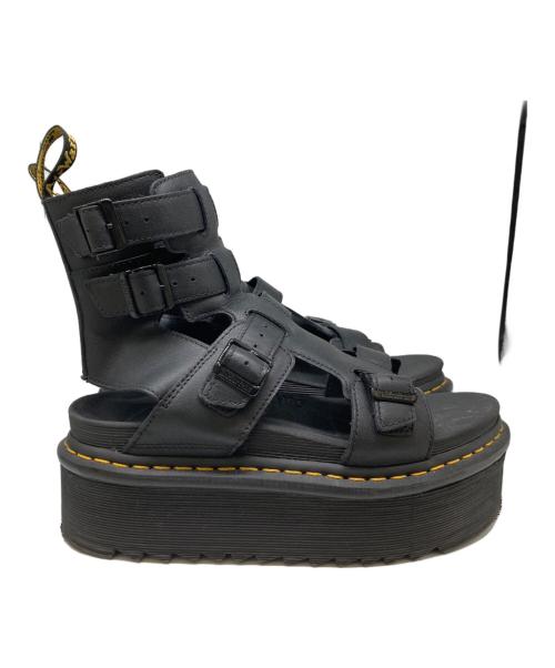 Dr.Martens（ドクターマーチン）Dr.Martens (ドクターマーチン) GIAVANNA グラディエーターサンダル ブラック サイズ:39の古着・服飾アイテム