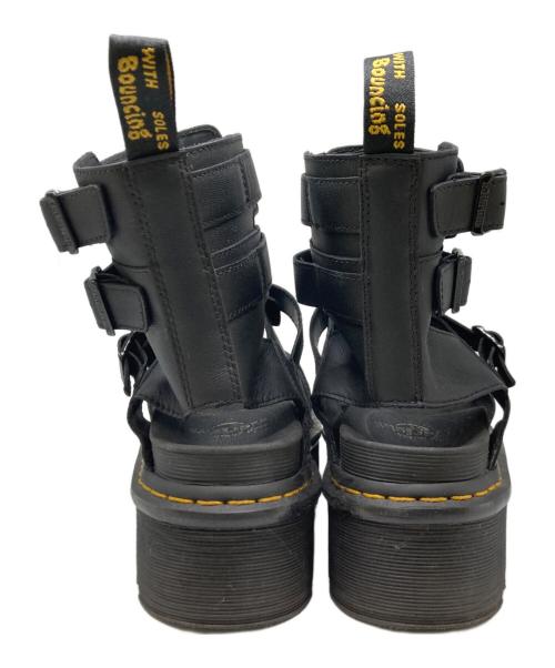 Dr.Martens（ドクターマーチン）Dr.Martens (ドクターマーチン) GIAVANNA グラディエーターサンダル ブラック サイズ:39の古着・服飾アイテム