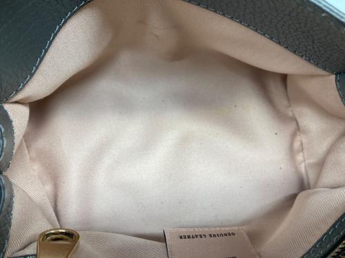 LORISTELLA（ロリステッラ）LORISTELLA (ロリステッラ) レザーショルダーバッグ グレー サイズ:-の古着・服飾アイテム