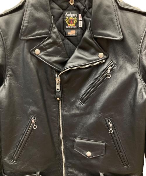 Schott（ショット）Schott (ショット) 613UST ONESTAR TALL ライダース レザージャケット ブラック サイズ:40の古着・服飾アイテム