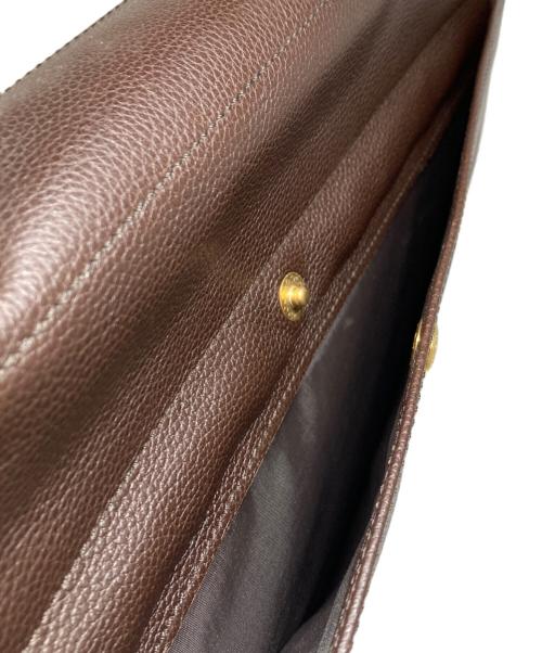 LONGCHAMP（ロンシャン）LONGCHAMP (ロンシャン) レザービジネスバッグ ブラウンの古着・服飾アイテム