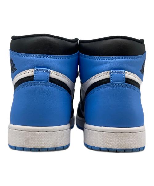 NIKE（ナイキ）NIKE (ナイキ) AIR JORDAN 1 RETRO HI OG ホワイト×ブルー サイズ:26.5の古着・服飾アイテム
