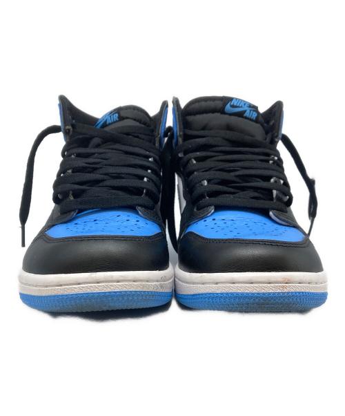 NIKE（ナイキ）NIKE (ナイキ) AIR JORDAN 1 RETRO HI OG ホワイト×ブルー サイズ:26.5の古着・服飾アイテム