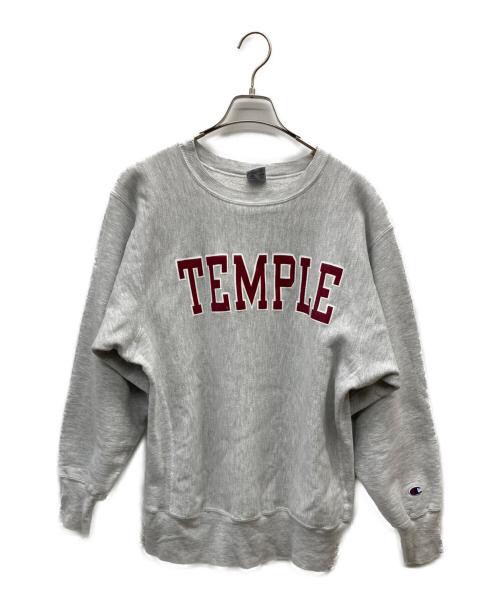 Champion REVERSE WEAVE（チャンピオン リバース ウィーブ）Champion REVERSE WEAVE (チャンピオン リバース ウィーブ) 90S カレッジロゴスウェット グレー サイズ:Lの古着・服飾アイテム