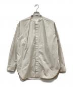 COLONコロン）の古着「24AW 1インプリーツ ブロード ロングシャツ」｜ベージュ