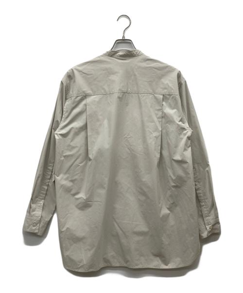 COLON（コロン）COLON (コロン) 24AW 1インプリーツ ブロード ロングシャツ ベージュ サイズ:3の古着・服飾アイテム