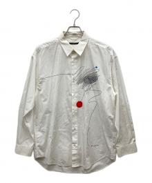 AICON WORKS×EDIFICE（アイコン ワークス×エディフィス）の古着「グラフィックプリントシャツ」｜ホワイト