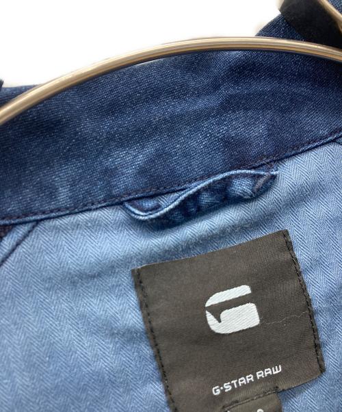 G-STAR RAW（ジースターロゥ）G-STAR RAW (ジースターロゥ) デニムトレンチコート/Minor A-line Loose Trench インディゴ サイズ:Sの古着・服飾アイテム