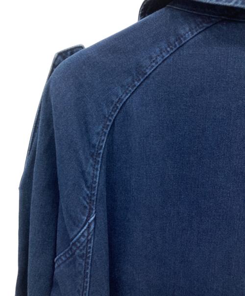 G-STAR RAW（ジースターロゥ）G-STAR RAW (ジースターロゥ) デニムトレンチコート/Minor A-line Loose Trench インディゴ サイズ:Sの古着・服飾アイテム