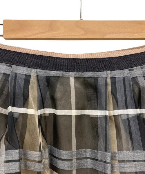 FOXEY（フォクシー）FOXEY (フォクシー) オーロラスカート ブラウン サイズ:38の古着・服飾アイテム