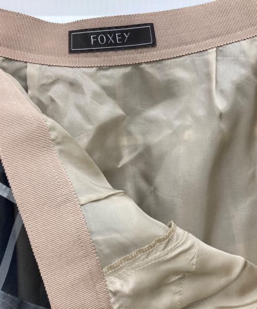 FOXEY（フォクシー）FOXEY (フォクシー) オーロラスカート ブラウン サイズ:38の古着・服飾アイテム