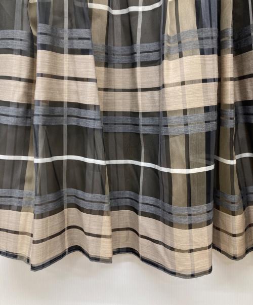 FOXEY（フォクシー）FOXEY (フォクシー) オーロラスカート ブラウン サイズ:38の古着・服飾アイテム