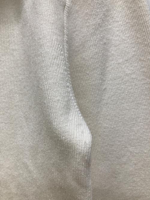 FOXEY（フォクシー）FOXEY (フォクシー) 五分袖シルクニットトップス アイボリー サイズ:38の古着・服飾アイテム