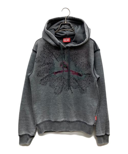 DIESEL（ディーゼル）DIESEL (ディーゼル) F-NORMY-HOOD-S1 グレー サイズ:XSの古着・服飾アイテム