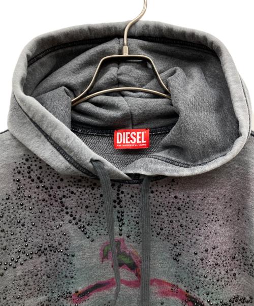 DIESEL（ディーゼル）DIESEL (ディーゼル) F-NORMY-HOOD-S1 グレー サイズ:XSの古着・服飾アイテム