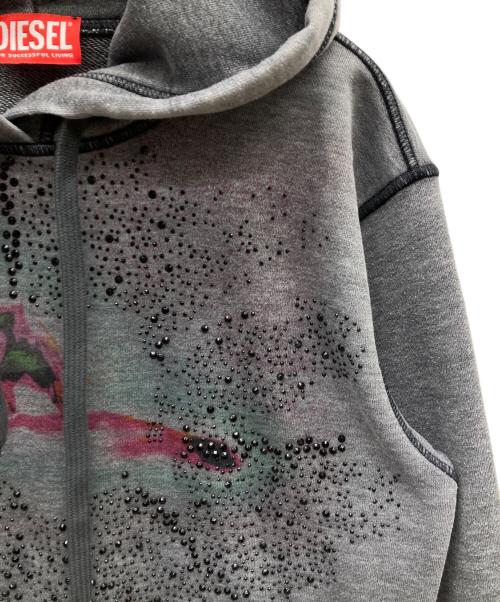 DIESEL（ディーゼル）DIESEL (ディーゼル) F-NORMY-HOOD-S1 グレー サイズ:XSの古着・服飾アイテム