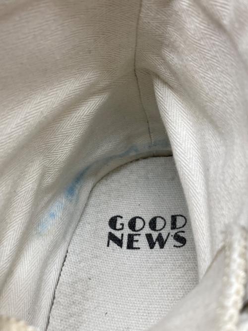 GOOD NEWS（グッドニュース）GOOD NEWS (グッドニュース) ハイカットスニーカー ベージュ サイズ:UK9の古着・服飾アイテム