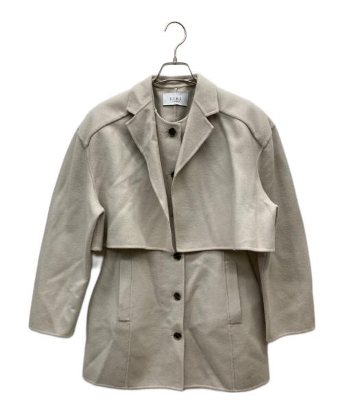 ETRE（エトレ）etre (エトレ) 2ピースリバージャケット ベージュ サイズ:Sの古着・服飾アイテム