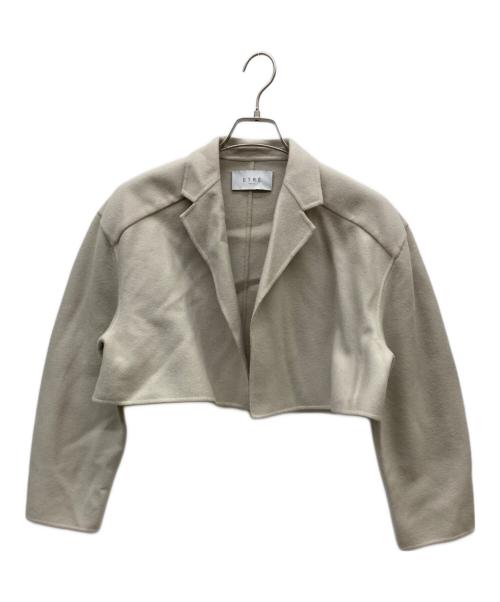 ETRE（エトレ）etre (エトレ) 2ピースリバージャケット ベージュ サイズ:Sの古着・服飾アイテム