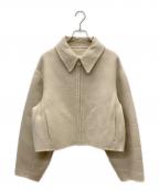 TODAYFULトゥデイフル）の古着「Wool Zip Blouson」｜ベージュ