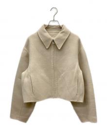 TODAYFUL（トゥデイフル）の古着「Wool Zip Blouson」｜ベージュ