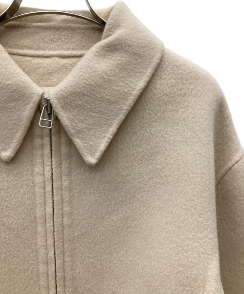 TODAYFUL（トゥデイフル）TODAYFUL (トゥデイフル) Wool Zip Blouson ベージュ サイズ:36の古着・服飾アイテム