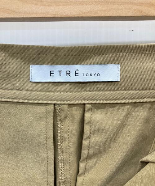 ETRE（エトレ）etre (エトレ) デザインラップロングスカート ベージュ サイズ:Sの古着・服飾アイテム