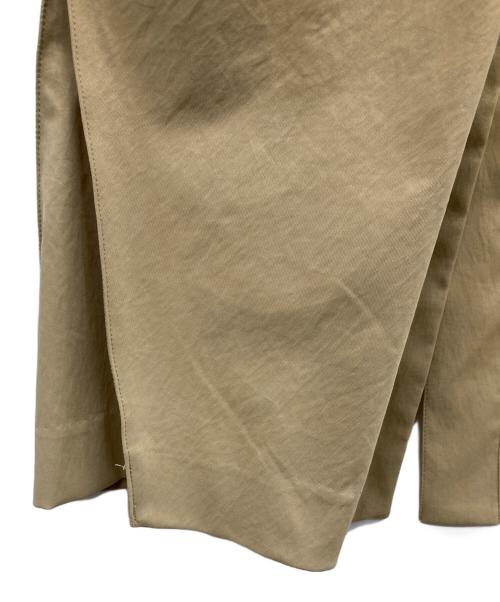 ETRE（エトレ）etre (エトレ) デザインラップロングスカート ベージュ サイズ:Sの古着・服飾アイテム