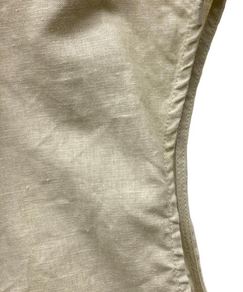 anuke（アンヌーク）anuke (アンヌーク) Linen Cachecoeur Tops ベージュ サイズ:FREEの古着・服飾アイテム