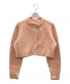 TODAYFULトゥデイフル）の古着「Brashed Knit Cardigan」｜ピンク