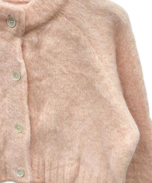 TODAYFUL（トゥデイフル）TODAYFUL (トゥデイフル) Brashed Knit Cardigan ピンク サイズ:FREEの古着・服飾アイテム