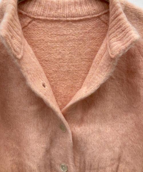 TODAYFUL（トゥデイフル）TODAYFUL (トゥデイフル) Brashed Knit Cardigan ピンク サイズ:FREEの古着・服飾アイテム