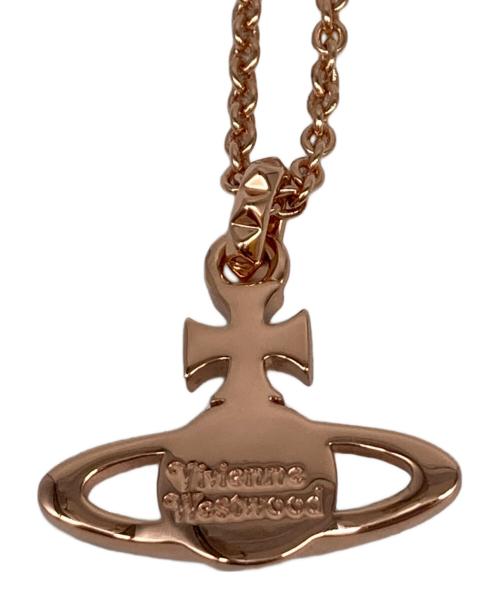 Vivienne Westwood（ヴィヴィアンウエストウッド）Vivienne Westwood (ヴィヴィアンウエストウッド) MAYFAIR BAS RELIEF オーブネックレス ピンク サイズ:-の古着・服飾アイテム