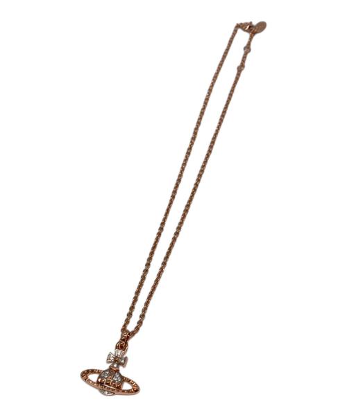 Vivienne Westwood（ヴィヴィアンウエストウッド）Vivienne Westwood (ヴィヴィアンウエストウッド) MAYFAIR BAS RELIEF オーブネックレス ピンク サイズ:-の古着・服飾アイテム