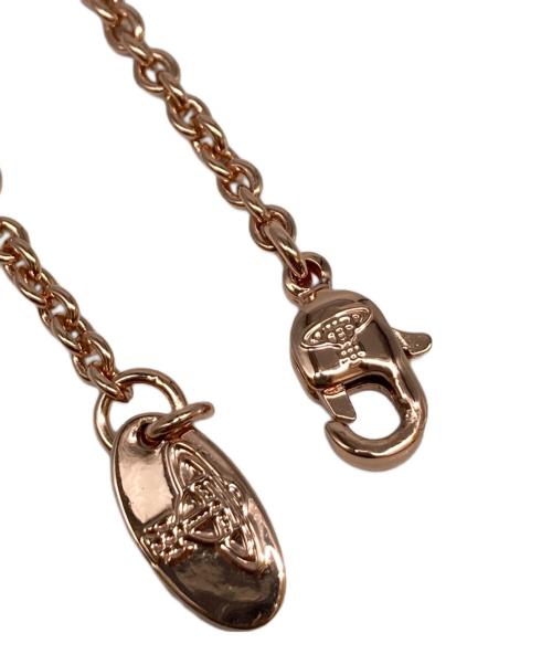 Vivienne Westwood（ヴィヴィアンウエストウッド）Vivienne Westwood (ヴィヴィアンウエストウッド) MAYFAIR BAS RELIEF オーブネックレス ピンク サイズ:-の古着・服飾アイテム