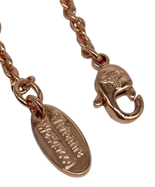 Vivienne Westwood（ヴィヴィアンウエストウッド）Vivienne Westwood (ヴィヴィアンウエストウッド) MAYFAIR BAS RELIEF オーブネックレス ピンク サイズ:-の古着・服飾アイテム