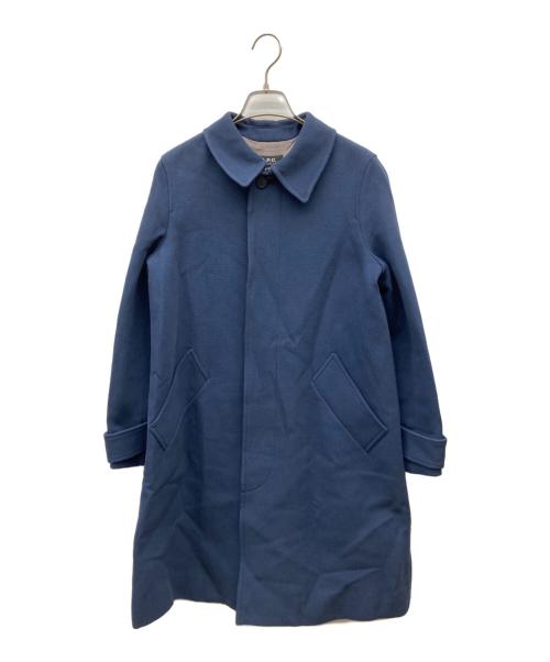 A.P.C.（アーペーセー）A.P.C. (アーペーセー) ステンカラーコート ネイビー サイズ:34 未使用品の古着・服飾アイテム