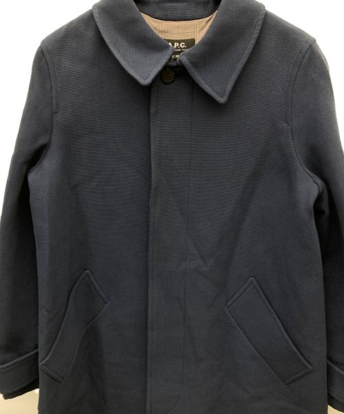 A.P.C.（アーペーセー）A.P.C. (アーペーセー) ステンカラーコート ネイビー サイズ:34 未使用品の古着・服飾アイテム