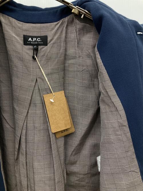 A.P.C.（アーペーセー）A.P.C. (アーペーセー) ステンカラーコート ネイビー サイズ:34 未使用品の古着・服飾アイテム