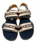 GUCCI (グッチ) ベルクロサンダル ネイビー サイズ:34：18000円