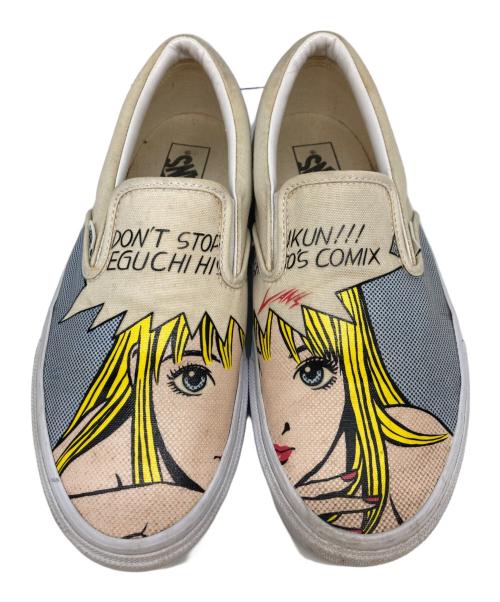 VANS（ヴァンズ）VANS (ヴァンズ) 江口寿史 HIBARIKUN SLIP ON ベージュ サイズ:27の古着・服飾アイテム