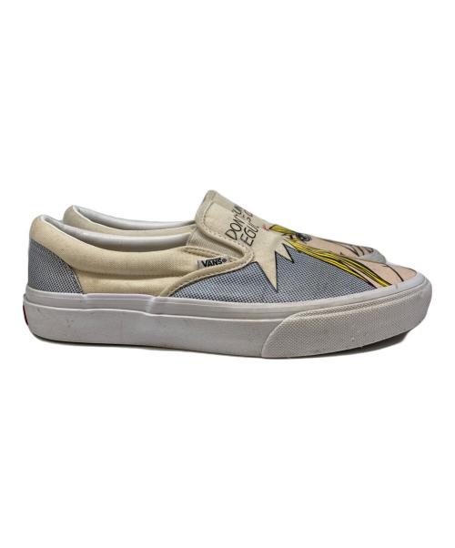 VANS（ヴァンズ）VANS (ヴァンズ) 江口寿史 HIBARIKUN SLIP ON ベージュ サイズ:27の古着・服飾アイテム