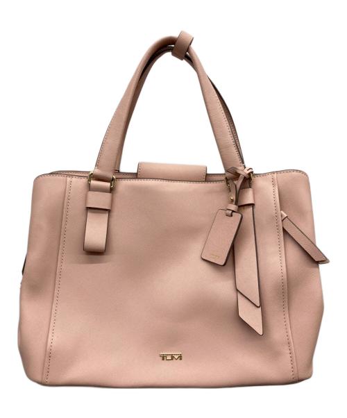 TUMI（トゥミ）TUMI (トゥミ) Saffiano Leather Varek Park Tote ピンクの古着・服飾アイテム