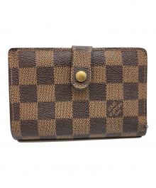 LOUIS VUITTON（ルイ ヴィトン）の古着「ダミエ ポルト モネ・ビエ ヴィエノワ」｜ブラウン