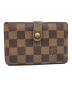 LOUIS VUITTON（ルイ ヴィトン）の古着「ダミエ ポルト モネ・ビエ ヴィエノワ」｜ブラウン