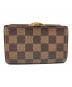 LOUIS VUITTON (ルイ ヴィトン) ダミエ ポルト モネ・ビエ ヴィエノワ ブラウン サイズ:-：12000円