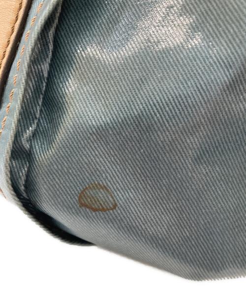 TOD'S（トッズ）TOD'S (トッズ) 2way ナイロンハンドバッグ ブルーの古着・服飾アイテム