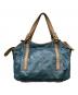 TOD'S (トッズ) 2way ナイロンハンドバッグ ブルー：7000円